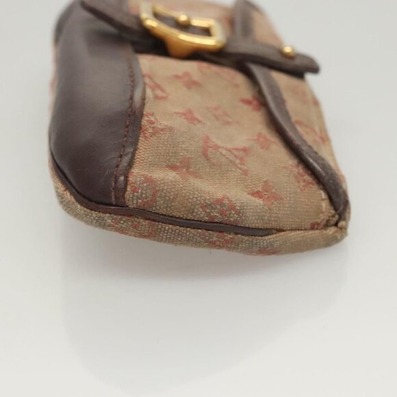 LOUIS VUITTON Monogram Mini Ansophie Pouch Red M92696 LV Auth 121201 - Picture 5 of 16